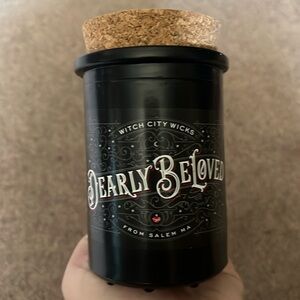 Witch City Wicks Single Wick Candle, Dearly Beloved..